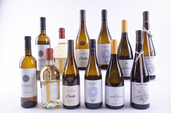 TWELVE BOTTLES ITALIAN WHITE WINE