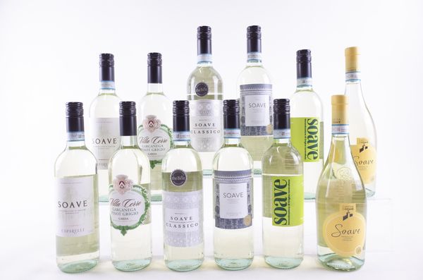 TWELVE BOTTLES ITALIAN WHITE WINE