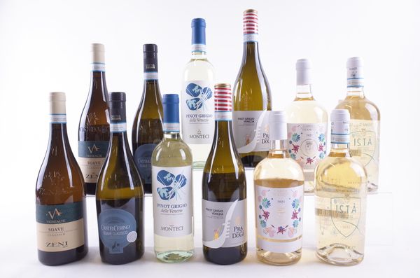 TWELVE BOTTLES ITALIAN WHITE WINE