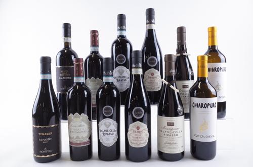 TEN BOTTLES ITALIAN RED AND TWO WHITE WINE