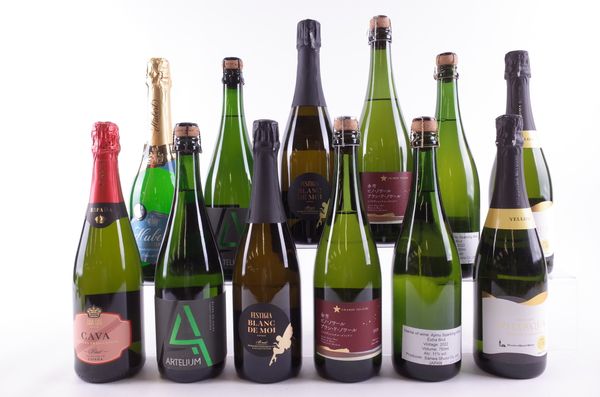 TWELVE BOTTLES SPARKLING WINE