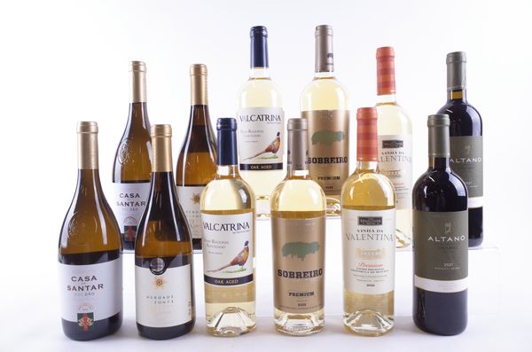 TWELVE BOTTLES PORTUGUESE WHITE WINE