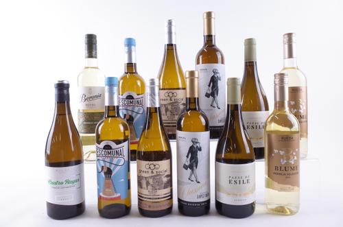 TWELVE BOTTLES SPANISH WHITE WINE