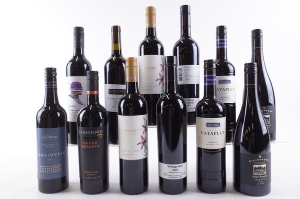 TWELVE BOTTLES AUSTRALIAN RED WINE