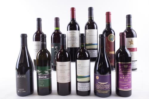 ELEVEN BOTTLES ASIAN RED AND ONE WHITE WINE