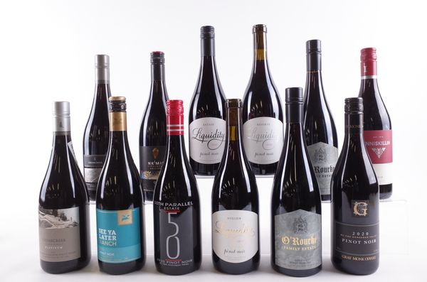 TWELVE BOTTLES CANADIAN PINOT NOIR