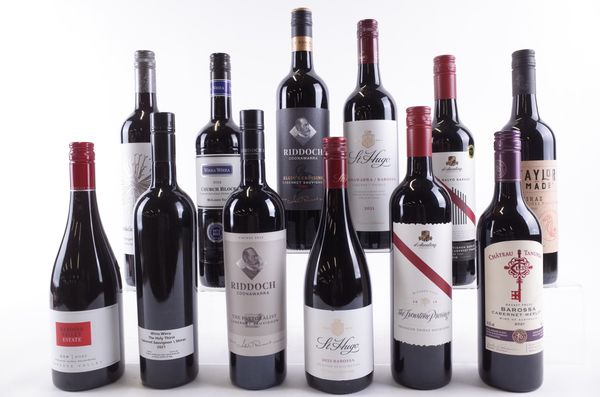 TWELVE BOTTLES AUSTRALIAN RED WINE