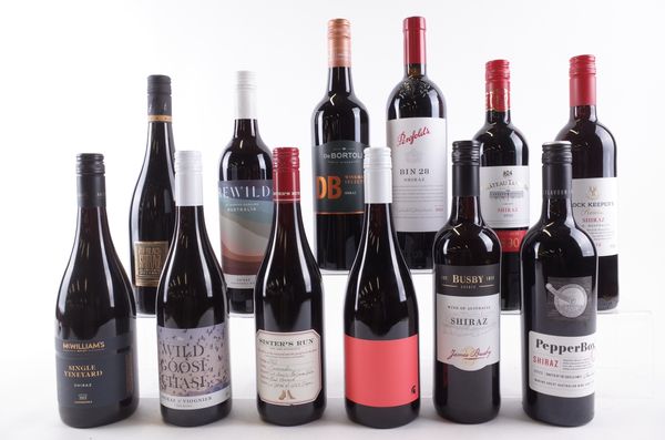 TWELVE BOTTLES AUSTRALIAN RED WINE