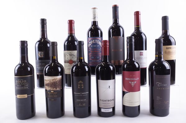 TWELVE BOTTLES CANADIAN RED WINE