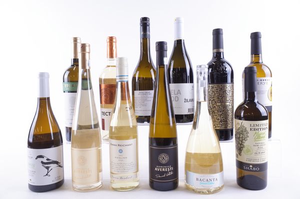 TWELVE BOTTLES EASTERN EUROPEAN WHITE WINE