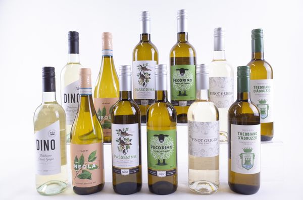 TWELVE BOTTLES ITALIAN WHITE WINE