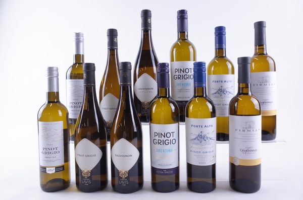 TWELVE BOTTLES ITALIAN WHITE WINE