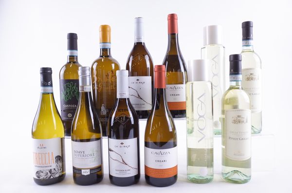 TWELVE BOTTLES ITALIAN WHITE WINE