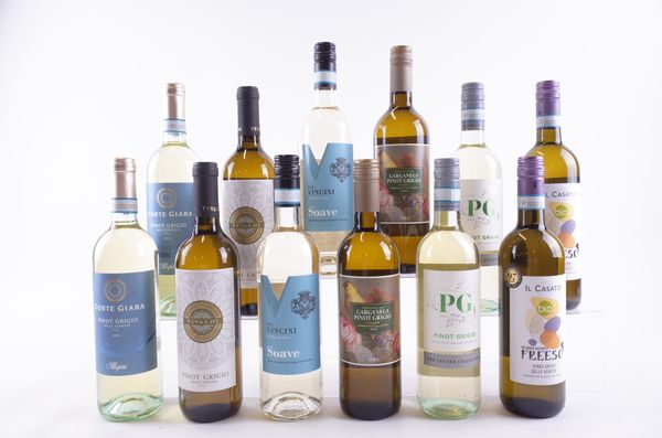 TWELVE BOTTLES ITALIAN WHITE WINE