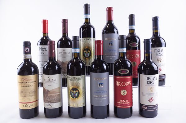 TWELVE BOTTLES ITALIAN RED WINE