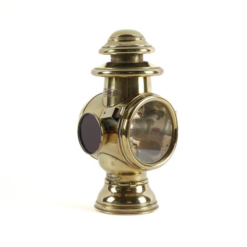 A FRENCH BLERIOT OIL ILLUMINATING NUMBER PLATE LAMP