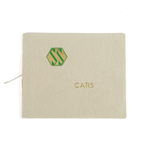 A RARE SS CARS 1934 SALES BROCHURE