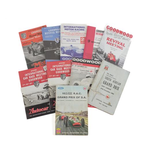 TEN RACE MEETING BOOKLETS (10)