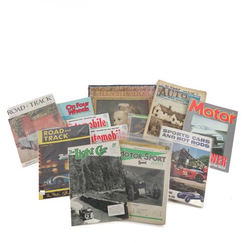 TWELVE VINTAGE CAR MAGAZINES (12)