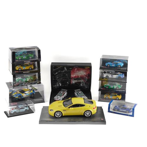 TWELVE ASTON MARTIN SCALE MODEL CARS (12)