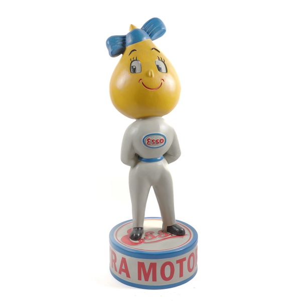 A HAND-PAINTED FIBREGLASS MISS DRIP FORECOURT FIGURE