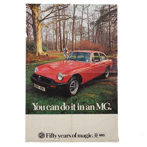 YOU CAN DO IT IN AN MG, FIFTY YEARS OF MAGIC POSTER