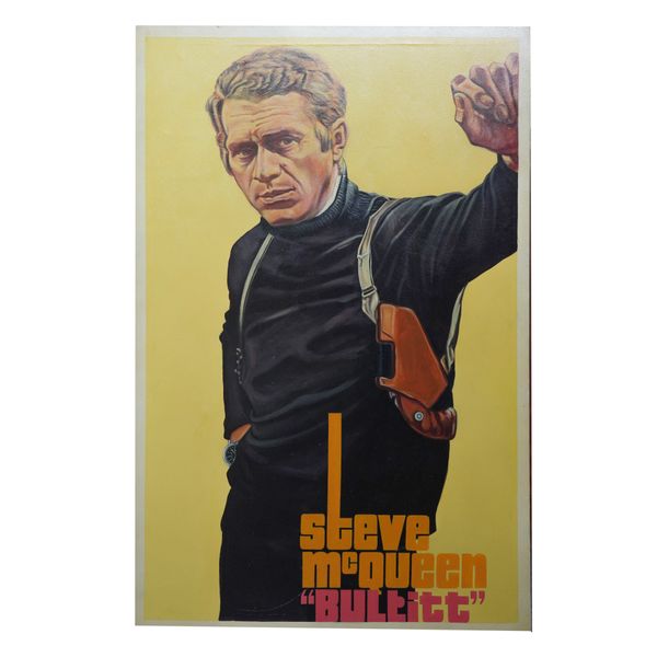 A STEVE MCQUEEN-BULLITT PAINTING