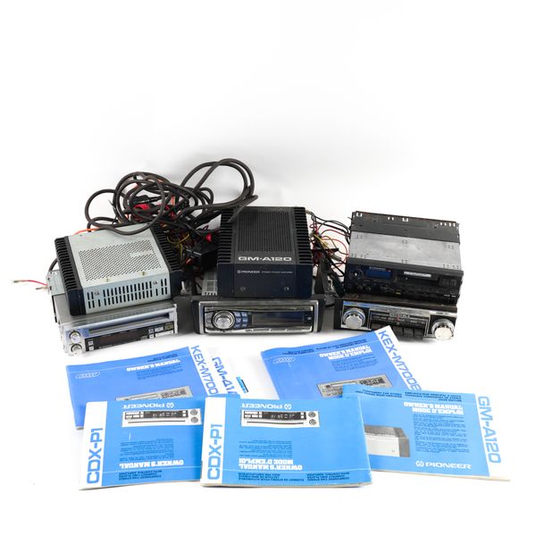 VINTAGE CAR STEREO EQUIPMENT (QTY)
