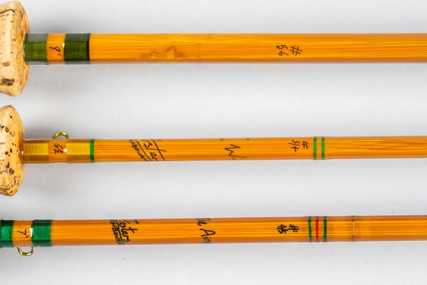 FOSTERS OF ASHBOURNE: THREE SPLIT CANE FLY RODS (3)