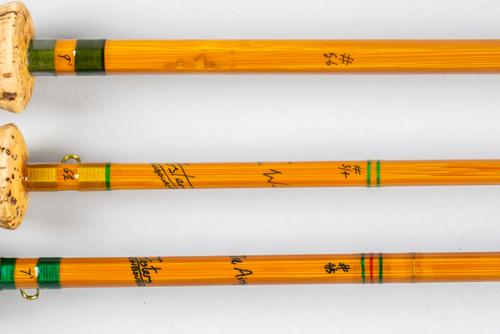 FOSTERS OF ASHBOURNE: THREE SPLIT CANE FLY RODS (3)