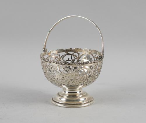 A SILVER BASKET