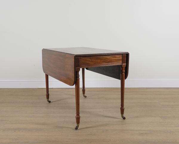 A REGENCY MAHOGANY PEMBROKE TABLE