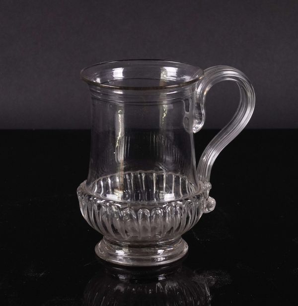 AN ENGLISH GLASS MUG