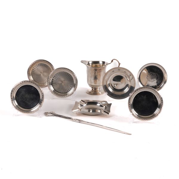 A GROUP OF SILVER (9)