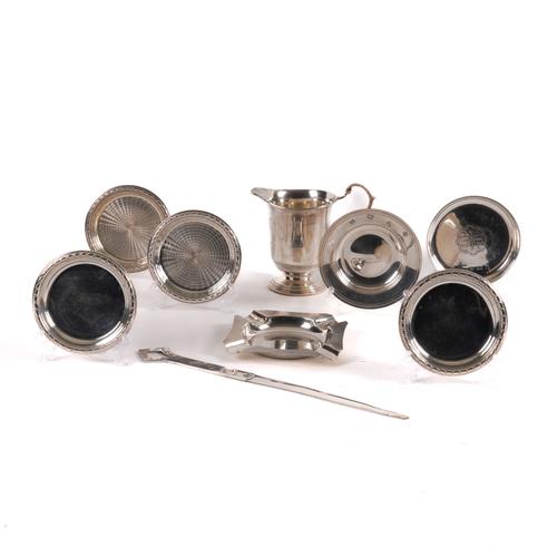 A GROUP OF SILVER (9)