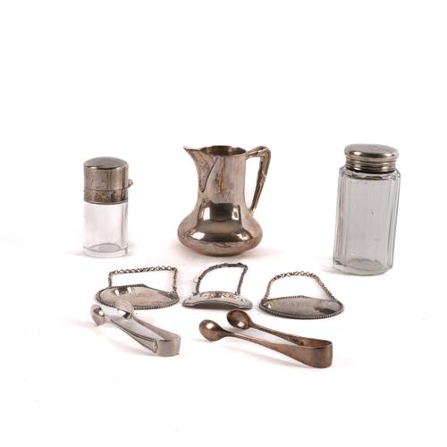 A GROUP OF SILVER, FOREIGN AND PLATED WARES