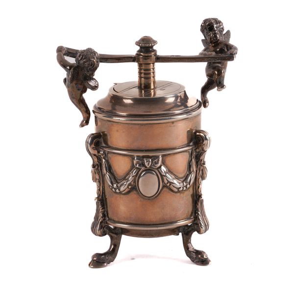 A SILVER PEPPER MILL