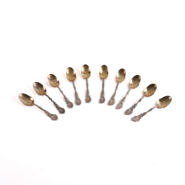 TEN STERLING SPOONS (10)