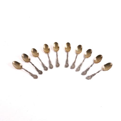 TEN STERLING SPOONS (10)