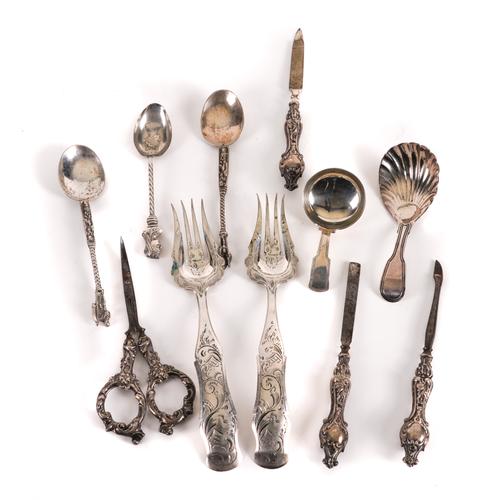A GROUP OF SILVER, SILVER MOUNTED AND FOREIGN WARES (11)