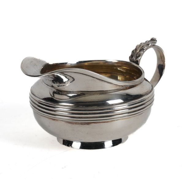 A GEORGE III SILVER MILK JUG