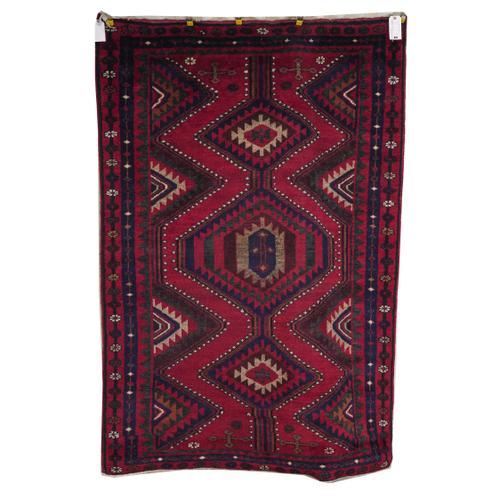 A LURI RUG, PERSIAN