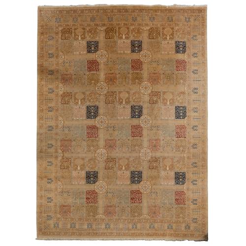 A FINE AGRA CARPET, INDIAN