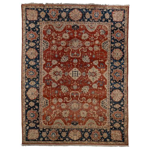 AN AFGHAN CARPET OF PERSIAN DESIGN