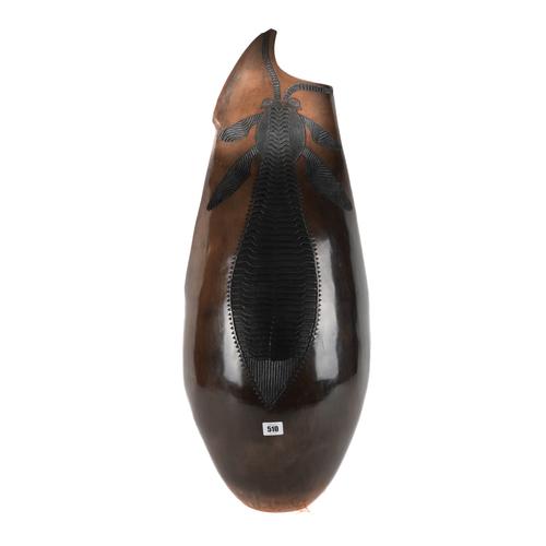 CHUMA MAWENI (B. 1976) & MADODA FANI (B. 1975):  GLAZED AND INCISED TERRACOTTA ‘METAMORPHOSIS 1‘