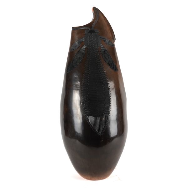 CHUMA MAWENI (B. 1976) & MADODA FANI (B. 1975):  GLAZED AND INCISED TERRACOTTA ‘METAMORPHOSIS 1‘