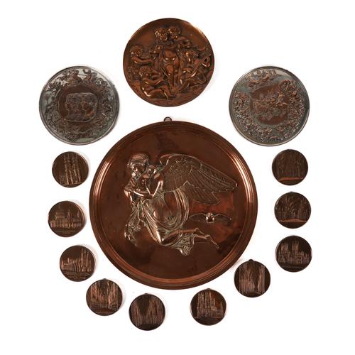 AFTER BENEDETTO PISTRUCCI (1784-1855): TWO SILVER ELECTROPLATE COPPER WATERLOO MEDALS (14)