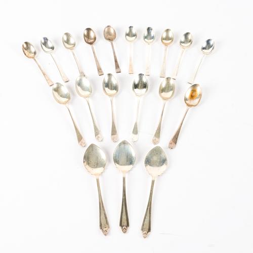 A GROUP OF SILVER SPOONS (19)