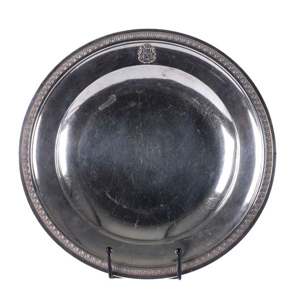 A FRENCH CIRCULAR DISH