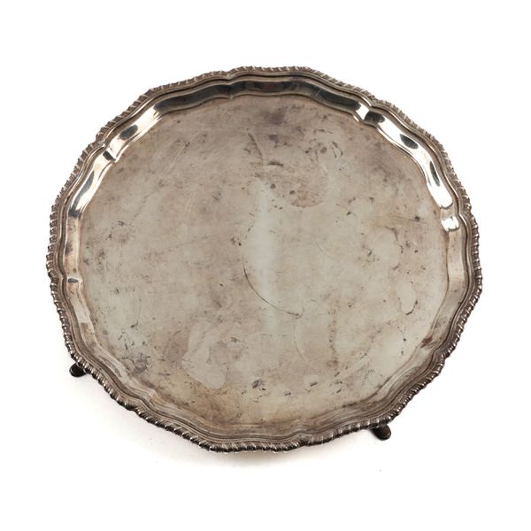 A SILVER SALVER